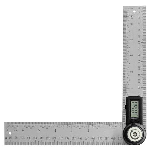 Transferidor/Localizador de Ângulos Digital em Aço Inoxidável de 7 polegadas (200 mm)