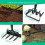 Enxada de jardim - Enxada de estribo de 157 cm (62 polegadas), ferramenta para capinar, resistente e com cabo ajustável. 7