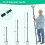 Enxada de jardim - Enxada de estribo de 157 cm (62 polegadas), ferramenta para capinar, resistente e com cabo ajustável. 6