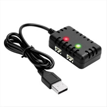 2S 7,4V 2-in-1 Ladegerät mit XH-3P Stecker für AX24 SCX24 UTB18 RC Autos & Trucks, 7,4V Lithium-Akkus