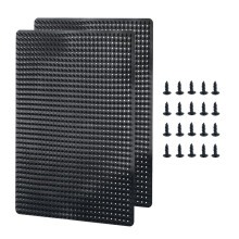 Lot de 2 grattoirs pour chevaux et bovins, poteau à gratter, kit de brosse de massage ultra-douce pour équidés, coussin anti-démangeaisons.