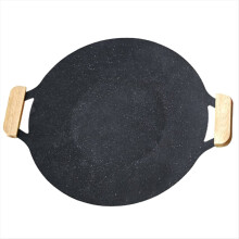Buitenkampeergrillpan, Koreaanse barbecuepan, draagbare kook- en braadpan, picknickpan
