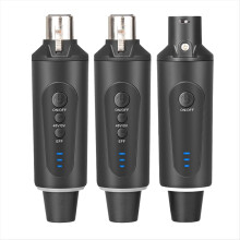 Sistema di microfono wireless Trasmettitore Ricevitore Adattatore convertitore microfono XLR automatico per condensatore
