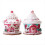 Conjunto de decoração natalina para casa, com castelo luminoso e janelas (B) 1