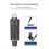 Sistema di microfono wireless Trasmettitore Ricevitore Adattatore convertitore microfono XLR automatico per condensatore 3