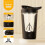Copo Elétrico para Misturar Café e Leite com Rotação - Preto 6