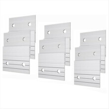 pares de ganchos en forma de Z para colgar cuadros, de aluminio, para montaje en pared, para espejos