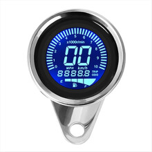Contachilometri digitale per moto, contachilometri, luce notturna, accessori per contagiri da 12 V, A