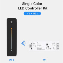 LED-Dimmer 12V 5V 24V 36V 8A PWM Funk-RF-Schalter mit 2,4-GHz-Helligkeitsregelung per Fernbedienung für einfarbige LED-Streifen