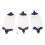Conjunto de 3 âncoras infláveis de PVC para barcos, veleiros, cabines, etc. (4,5 x 16 polegadas) 1