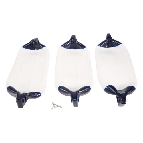 Conjunto de 3 âncoras infláveis de PVC para barcos, veleiros, cabines, etc. (4,5 x 16 polegadas)