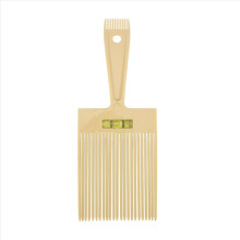 Flachkopfkamm mit Wasserwaage, beige