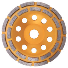 150 mm (7 Zoll) Diamant-Schleifscheibe mit 2 Segmenten, 2-reihig, für Beton