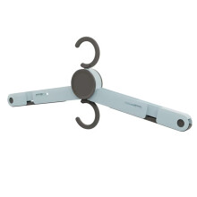 Draagbare opvouwbare kledinghanger met clips, multifunctioneel droogrek voor schoenen, stevig reisaccessoire B