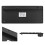 Teclado russo ultrafino sem fio Bluetooth, para tablets/laptops iOS e Android - Preto 5