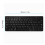 Teclado russo ultrafino sem fio Bluetooth, para tablets/laptops iOS e Android - Preto 4