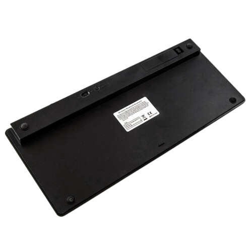 Teclado russo ultrafino sem fio Bluetooth, para tablets/laptops iOS e Android - Preto 2