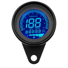 Contachilometri digitale per moto, contachilometri, luce notturna, accessori per contagiri da 12 V, B