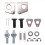 1 ζεύγος & σετ ράβδων στήριξης Easy Up για Ranger T6 Xl 2011-2019 7
