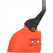 Nueva cubierta de cadena de piñón de embrague y manija de freno, compatible con motosierra 136, 137, 141 y 142