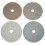 Conjunto de 9 discos de polimento diamantados de 5 polegadas para mármore, concreto, pedra e azulejo, para uso a seco e úmido. 8