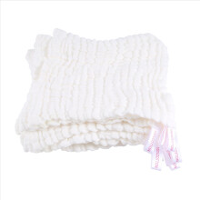 Serviettes de bain en mousseline pour bébé, lot de 10, réutilisables, douces et absorbantes, en coton, pour la peau délicate de bébé, blanches