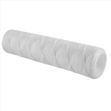 Filtro de água de sedimentos com fio enrolado de 10 micrômetros, pacote com 6 unidades, filtragem universal para toda a casa.