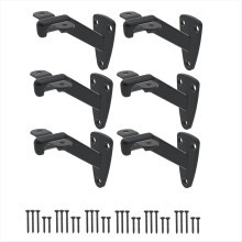 Suportes para corrimão de escada - Conjunto de 6 peças para corrimão de escada interna ou externa.