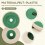 Conjunto de 10 Discos de Polimento Redondos de Lã de 100mm (4 Polegadas) para Polimento de Metais de Cobre, Ferro e Alumínio 7