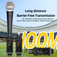 Nuovo adattatore XLR con condensatore da 48 V, trasmettitore e ricevitore per microfono wireless per mixer audio dinamico per chitarra