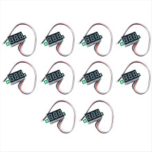 Testine voltmetro digitale DC 0,36 pollici LED 0-30,0 V moto a tre fili