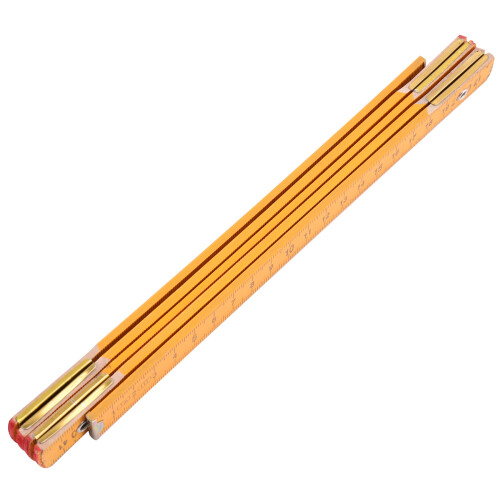 Régua dobrável de madeira portátil para carpinteiro, 100 cm/39 polegadas