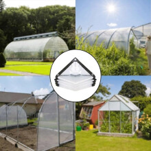Lona transparente impermeável de 2 x 2 metros (6,6 x 6,6 pés), ideal para pátios, coberturas de galinheiros, varandas, jardins e camping.
