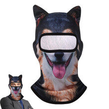 Animal Ski Masquerades Face Mask With Ears | Lightweight 3D Breathable OneSize Ski Mask Windproof