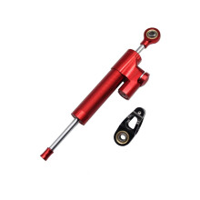 Steering Damper for MT09 MT07 YZFR1 YZFR6, Motorcycle Stabilizer, Linear Reversed Safe Control, Red