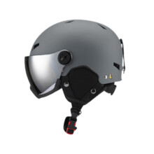 Snowboard Helmet Ski Helmet Unisex Ear Cover Size M Dark Grey