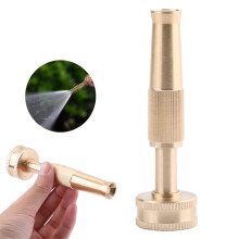 Buse en laiton massif pour jet haute pression, conception anti-fuite assurant un fonctionnement optimal, compatible avec les tuyaux d'arrosage pour