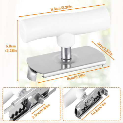Stainless Steel Jar Lid Opener Easy To And Multi-functional Compact 1