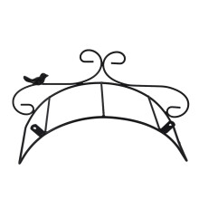 Wandmontierter Gartenschlauchhalter, robustes Metall-Schlauchregal mit Vogelhalterungen, langlebiger, rostfreier Gartenschlauchorganizer zur