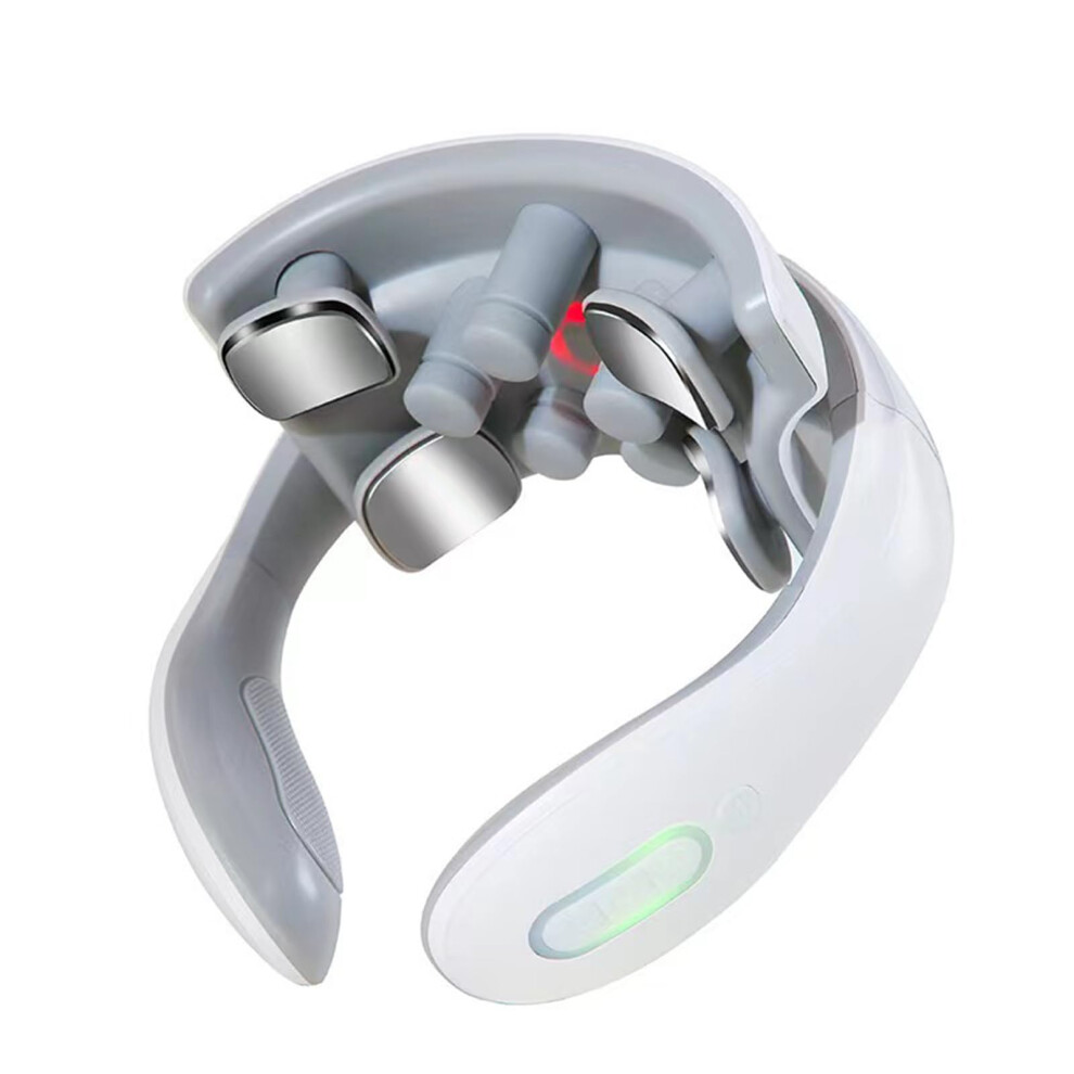 Neck Massage Instrument Intelligent Electric Rechargeable Heating Magnetic Pulse Neck Massager