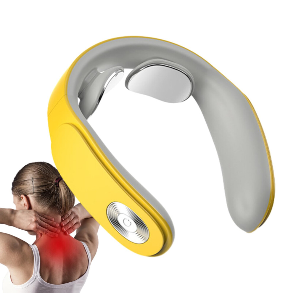 Spine Massager  Rechargeable Neck & Shoulder Relaxer, Cervical Massager For Chiropractic Relief & Neck Spine Alignment