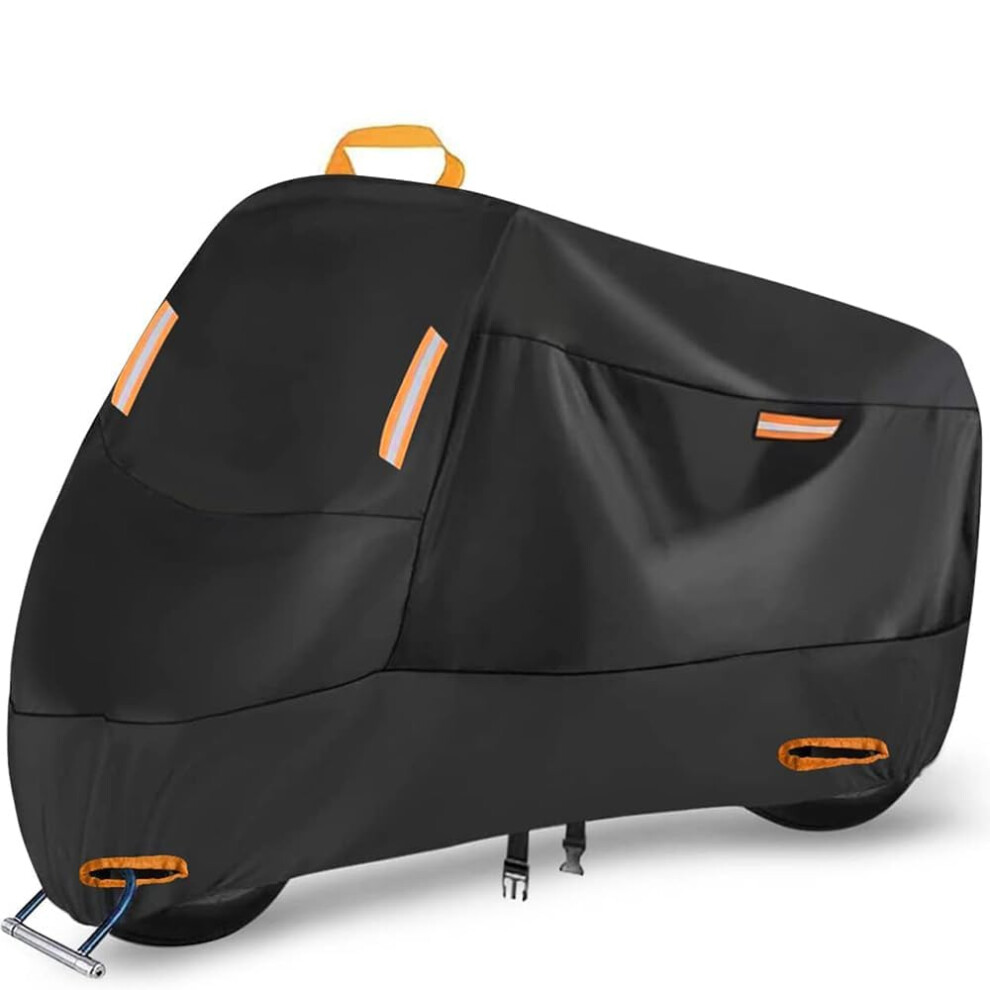 Motorbike Cover Waterproof Outdoor Versys 650 20072024 Xxl 245X105x125 Cm 210D 300D Reflective Strips Windproof 9067246039257