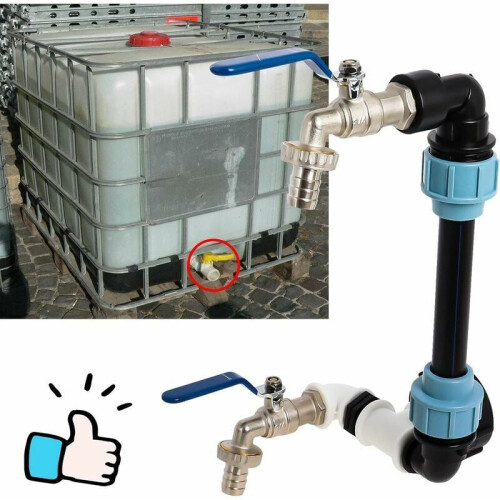 Αναβαθμισμένος προσαρμογέας Ibc Tote Double Taps, που εξασφαλίζει αντοχή και 1