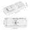 RV Interior Light 2 Dome LED Ceiling 600lm 12V White with 3-Way Switch 2