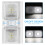 RV Interior Light 2 Dome LED Ceiling 600lm 12V White with 3-Way Switch 6