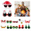 Christmas Santa Beard Glasses Frame-Green Christmas tree 4