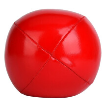 3 Stück PU Jonglierbälle Set für Anfänger & Profis, 6,3 cm, Rot