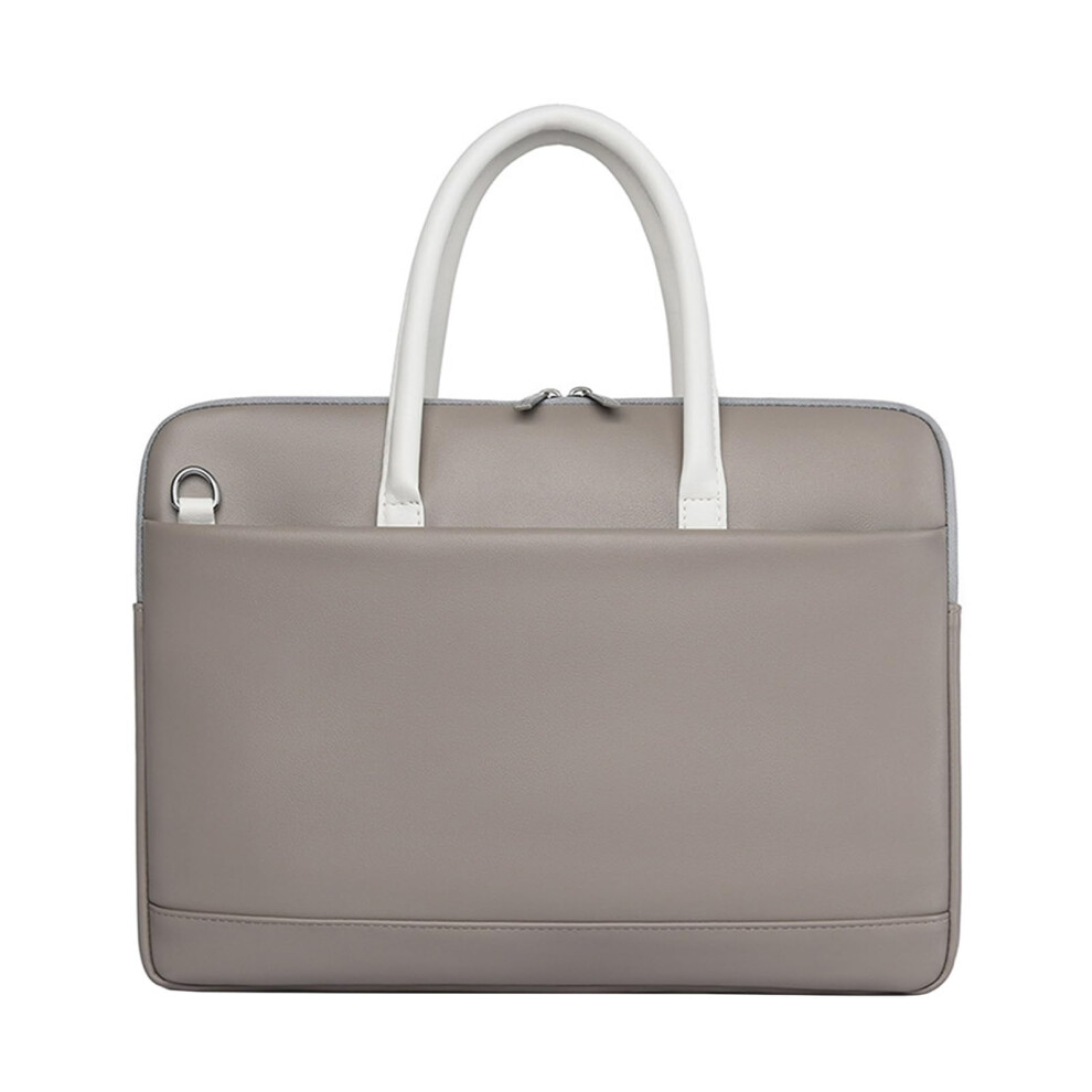 Laptop Bag 13.314 Inch Tan Briefcase With Adjustable Shoulder Strap Carrying Case 9323874183114