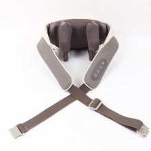 Neck And Back Massager Pillow With Heat, 3D Kneading Massage, Deep Tissue Massage, Grey