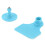 100 Set Kunststoff Vieh Identifikation Blank Ohr 6